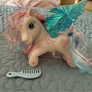 Vintage G3 My Little Pony "StarCatcher Pegasus" Cloth Wings, Friendship Ball